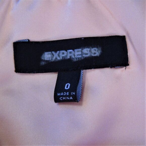 Express Pink Strapless Night Out Dress - Picture 6 of 10